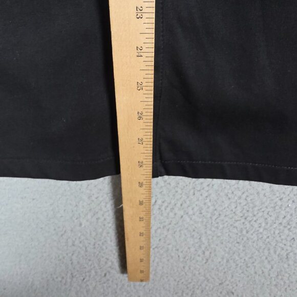 Scott James Shirt Mens Size XL Black Slim Fit Knit Cotton Short Sleeve Goth NWT - Picture 8 of 10